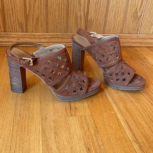 Franco Sarto high block heel sandals